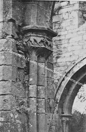 BOYLE ABBEY  COURSING CAPITAL  SOUTH WALL OF NAVE